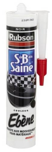 Silicone Salle de bain saine RUBSON, noir, 280 ml